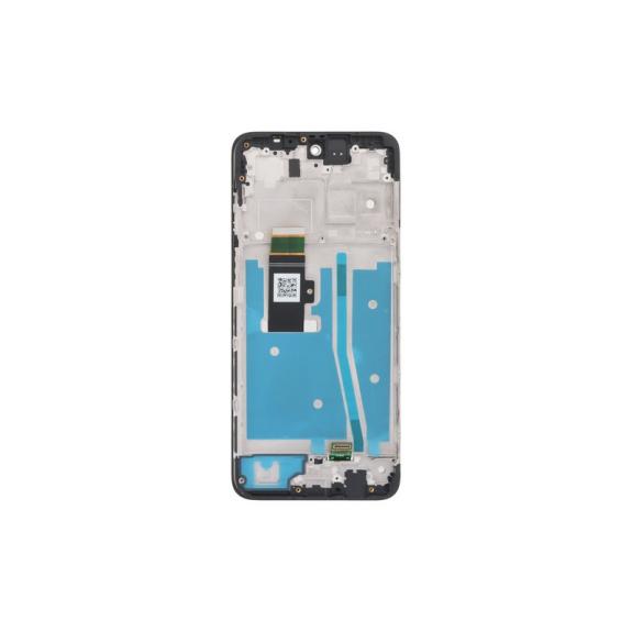 Pantalla Para Motorola Moto G53 5G con marco en color negro