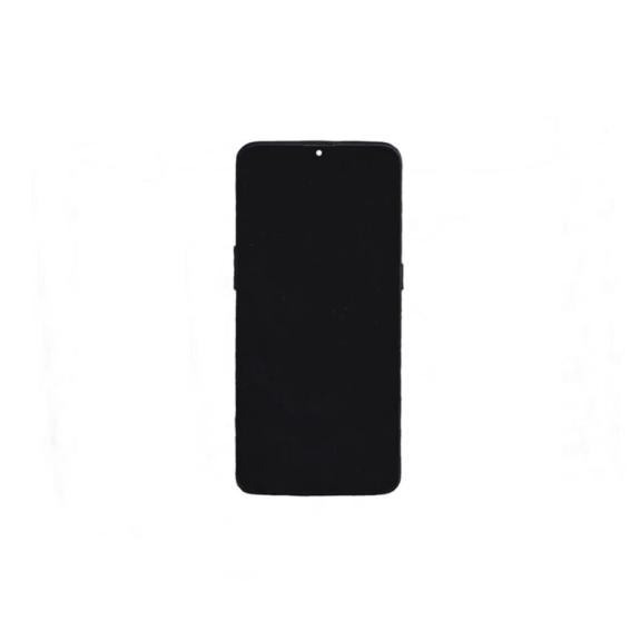 Pantalla para OnePlus 6T Rock negro con marco