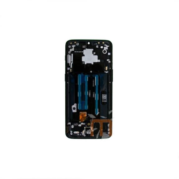 Pantalla para OnePlus 6T Rock negro con marco
