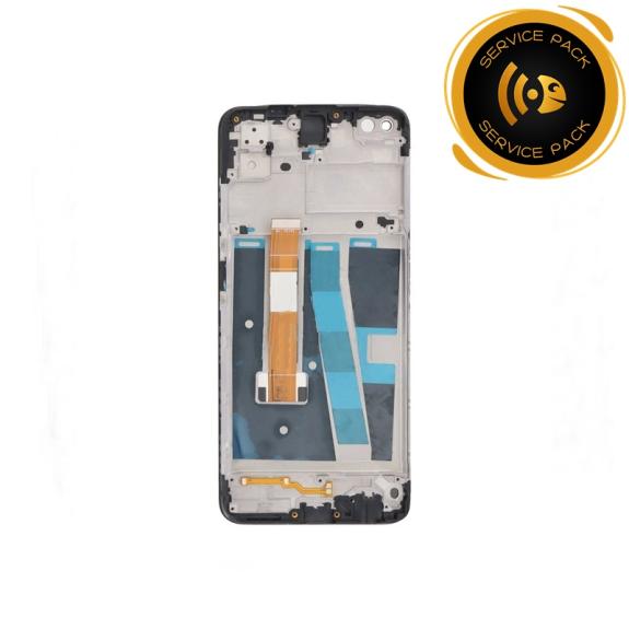 Pantalla Para Oppo A52 con marco negro SERVICE PACK