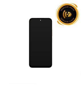 Pantalla Para Oppo A6 5G con marco dorado SERVICE PACK