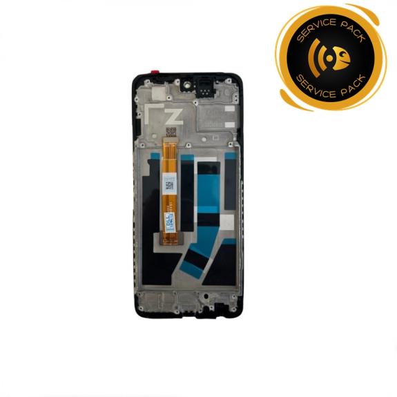 Pantalla Para Oppo A79 5G Con Marco Negro SERVICE PACK