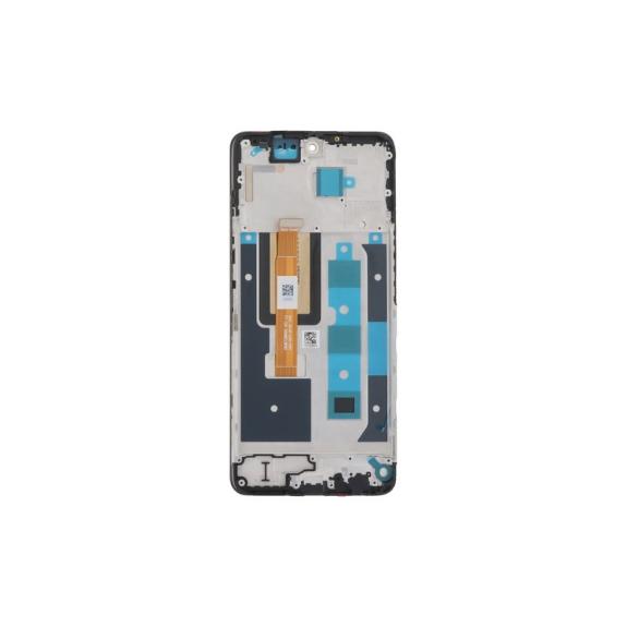 Pantalla para Realme 12 5G en color negro con marco