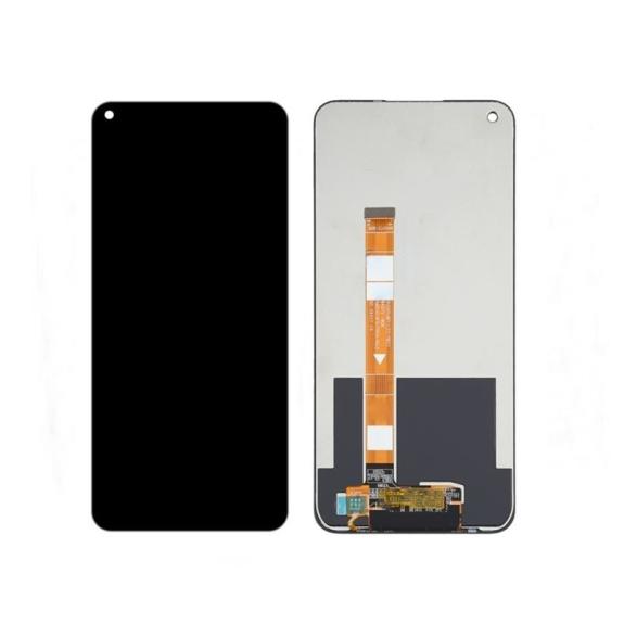 Pantalla para Realme C17 / 7I negro sin marco