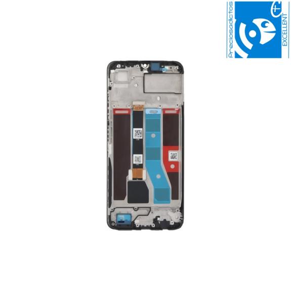 Pantalla para Realme C51 en color negro con marco (EXCELLENT)