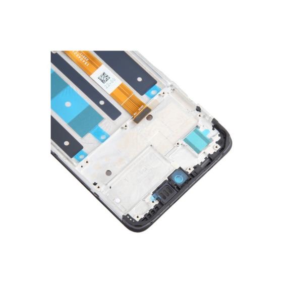 Pantalla para Realme C55 en color negro con marco