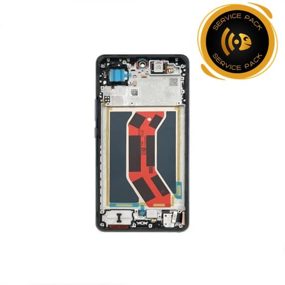 Pantalla Para Realme GT 7T con marco azul SERVICE PACK