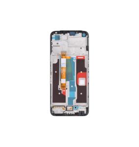 Pantalla para Realme Narzo 50 4G en color negro con marco