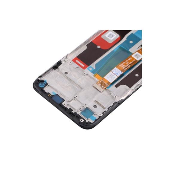 Pantalla para Realme Narzo 50 4G en color negro con marco