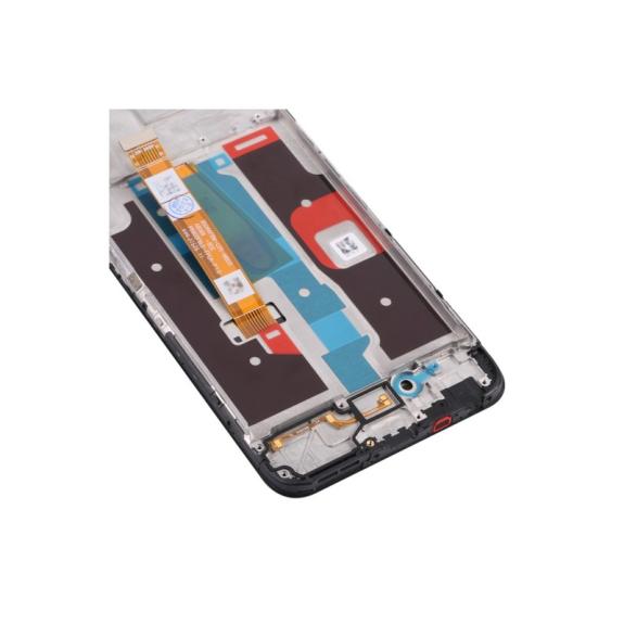 Pantalla para Realme Narzo 50 4G en color negro con marco