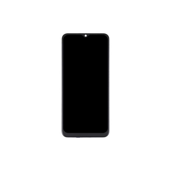 Pantalla para Realme Narzo 50A 4G en color negro con marco
