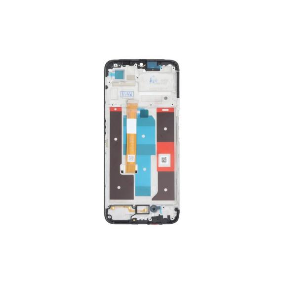 Pantalla para Realme Narzo 50A Prime en color negro con marco