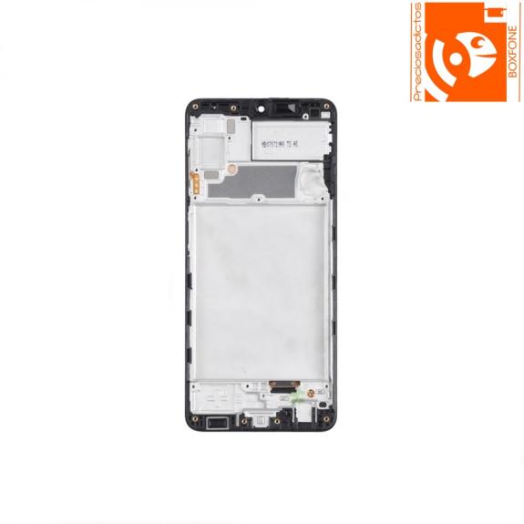 Pantalla Para Samsung A22 4G con marco negro BF8