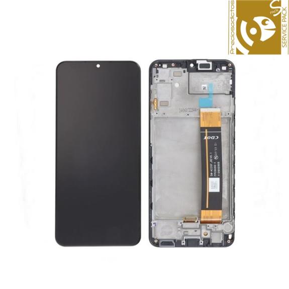 Pantalla para Samsung A23 5G 2022 con marco negro (Service Pack)