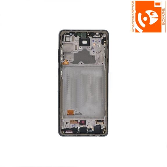Pantalla Para Samsung A72 con marco negro BF8