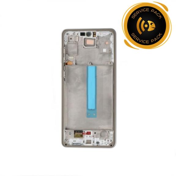 Pantalla para Samsung A73 5G 2022 blanco SERVICE PACK