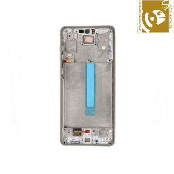 Pantalla para Samsung A73 5G 2022 blanco SERVICE PACK