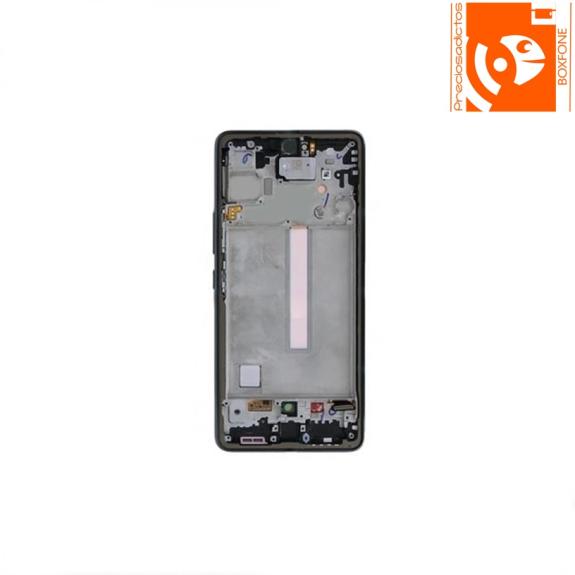 Pantalla Para Samsung A73 5G con marco negro BF8