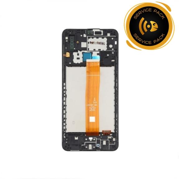 Pantalla para Samsung Galaxy A02 negro SERVICE PACK