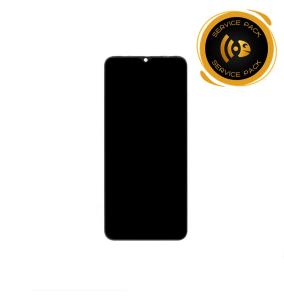 Pantalla para Samsung Galaxy A03 core negro SERVICE PACK
