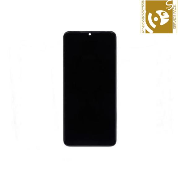 Pantalla para Samsung Galaxy A04 con marco negro SERVICE PACK