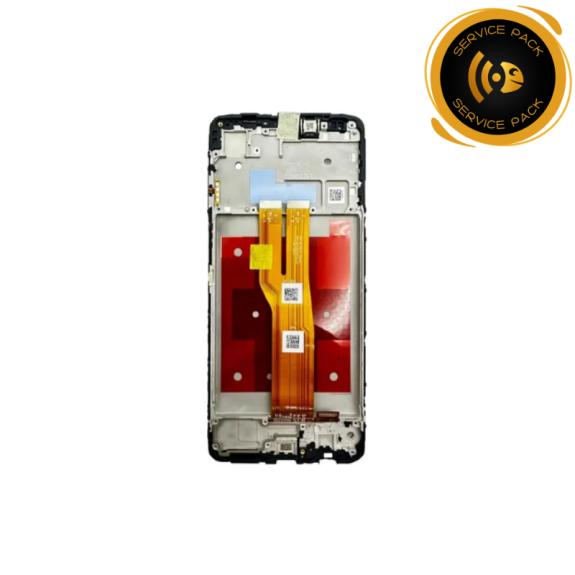 Pantalla Para Samsung Galaxy A07 Con Marco Negro SERVICE PACK