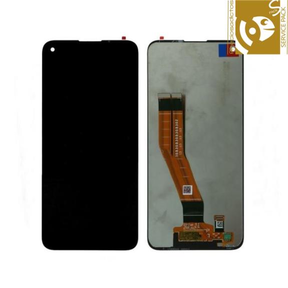 Pantalla para Samsung Galaxy A11 negro sin marco SERVICE PACK