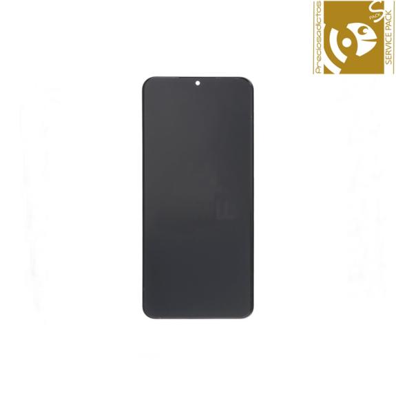 Pantalla para Samsung Galaxy A13 con marco negro SERVICE PACK