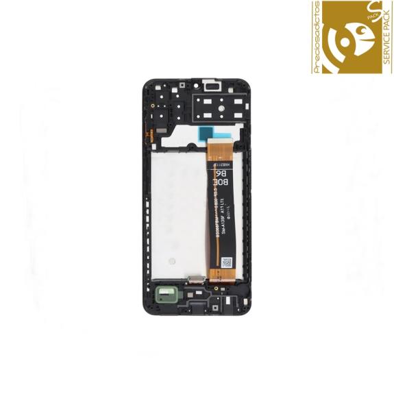 Pantalla para Samsung Galaxy A13 con marco negro SERVICE PACK