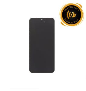 Pantalla para Samsung Galaxy A17 4G con marco negro SERVICE PACK