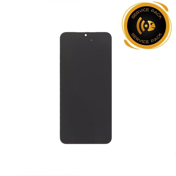 Pantalla para Samsung Galaxy A17 4G con marco negro SERVICE PACK