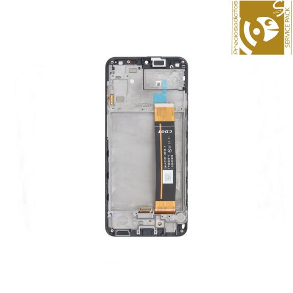 Pantalla para Samsung Galaxy A23 4G con marco negro service pack
