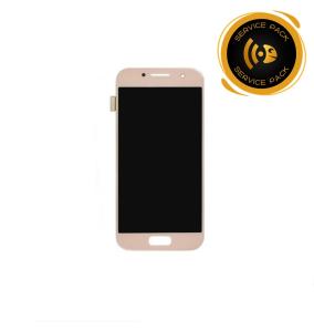 Pantalla para Samsung Galaxy A3 2017 rosa SERVICE PACK