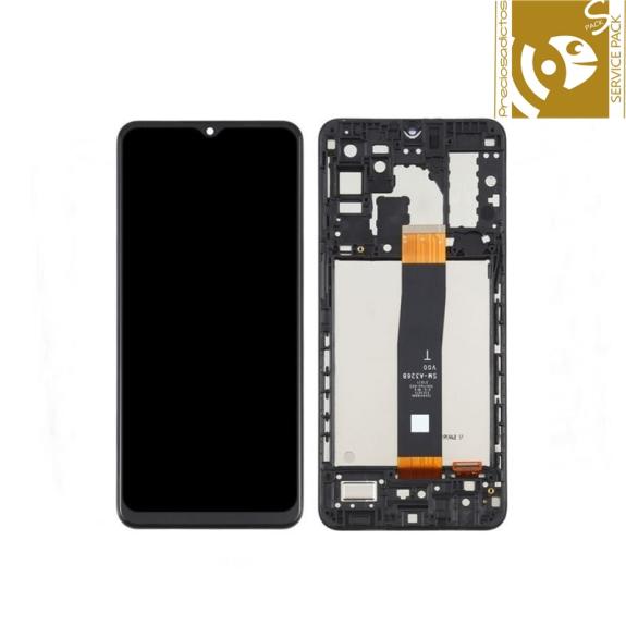 Pantalla para Samsung Galaxy A32 5G 2021 negro SERVICE PACK