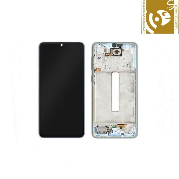 Pantalla para Samsung Galaxy A33 5G azul SERVICE PACK