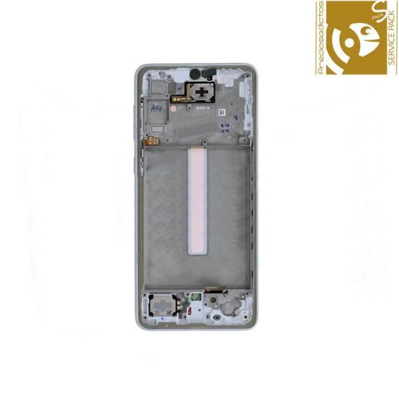 Pantalla para Samsung Galaxy A33 5G blanco SERVICE PACK