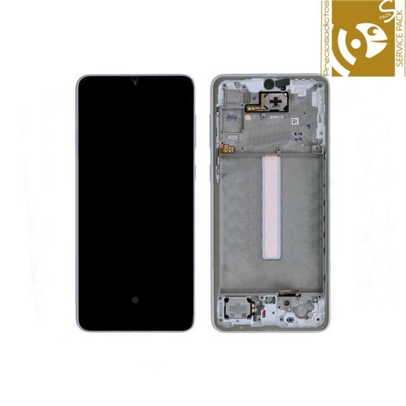 Pantalla para Samsung Galaxy A33 5G blanco SERVICE PACK