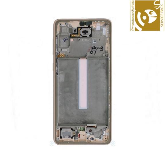 Pantalla para Samsung Galaxy A33 5G dorado SERVICE PACK