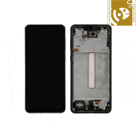 Pantalla para Samsung Galaxy A33 5G negro SERVICE PACK