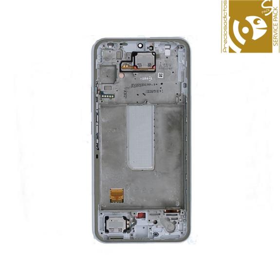 Pantalla para Samsung Galaxy A34 5G plateado SERVICE PACK