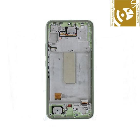 Pantalla para Samsung Galaxy A34 5G verde SERVICE PACK