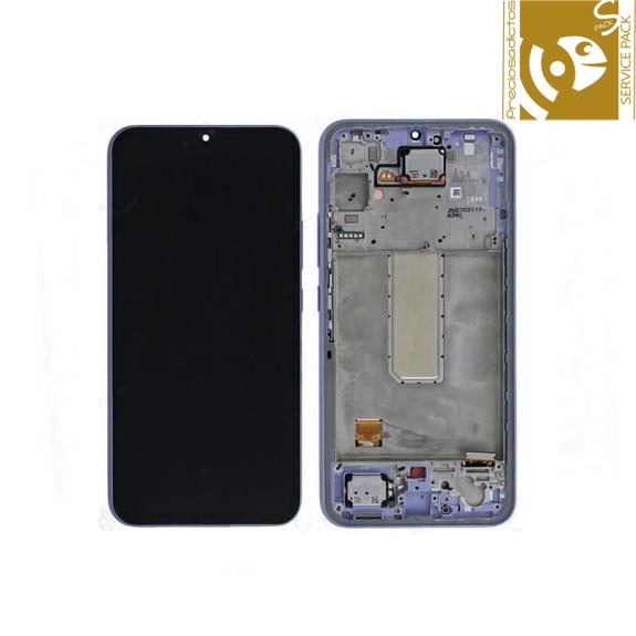 Pantalla para Samsung Galaxy A34 5G violeta SERVICE PACK