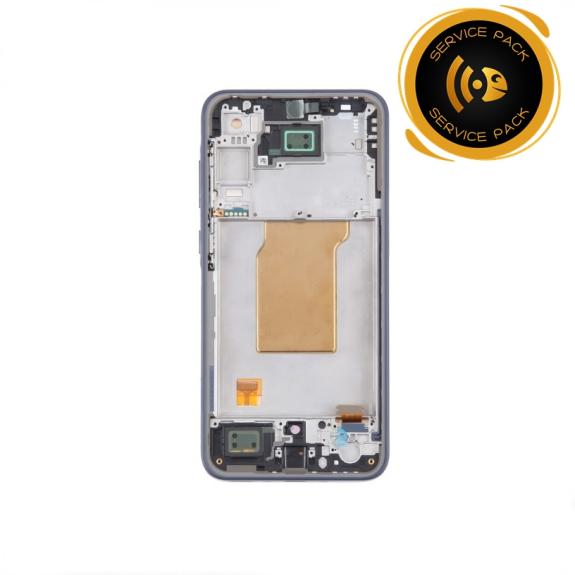 Pantalla para Samsung Galaxy A35 5G con marco azul marino