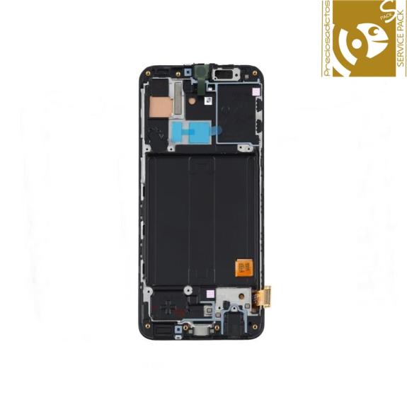 Pantalla para Samsung Galaxy A40 con marco negro SERVICE PACK