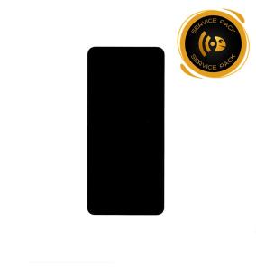 Pantalla para Samsung Galaxy A41 con marco negro SERVICE PACK