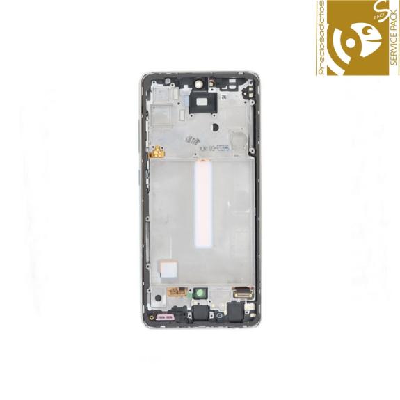 Pantalla para Samsung Galaxy A52 /5G marco blanco SERVICE PACK