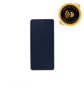 Pantalla para Samsung Galaxy A53 5G con marco azul service pack