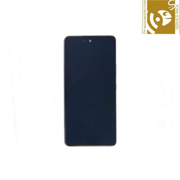 Pantalla para Samsung Galaxy A53 5G marco dorado service pack