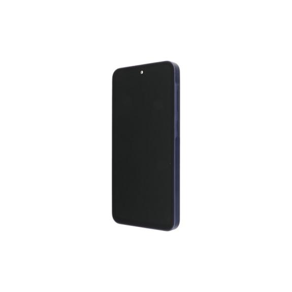 Pantalla Para Samsung Galaxy A55 con marco en color azul
