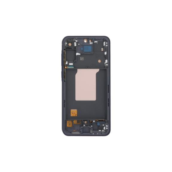 Pantalla Para Samsung Galaxy A55 con marco en color azul